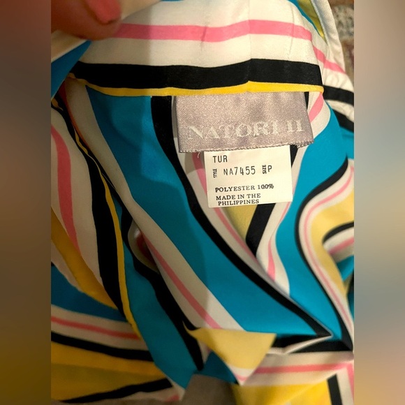 Natori II Intimates Striped Robe in size SP new - Picture 10 of 10